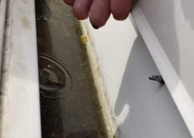 sloppy gutter installation scaled