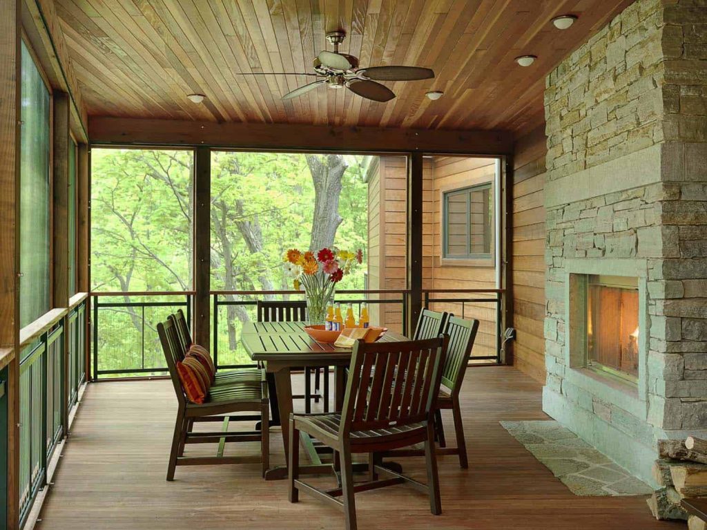 A Farmhouse Screen Porch