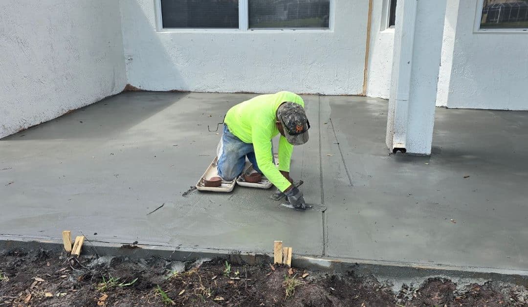 Stamped Concrete Repair and Outdoor Improvement with ProScreen Enclosures