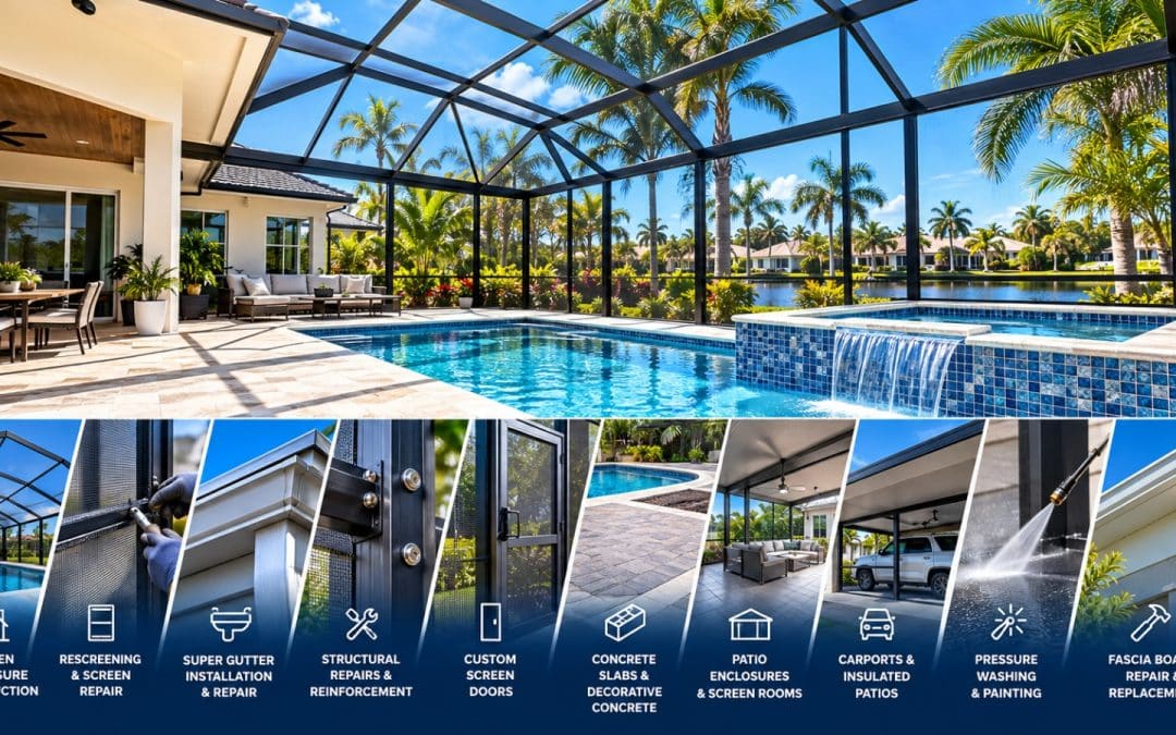 Complete Screen Enclosure & Outdoor Improvement Services in Palm Beach County, FL